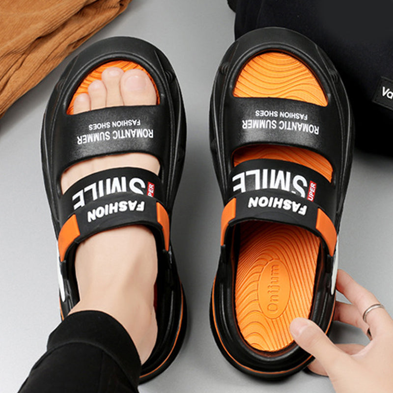 ✨ Oferta por tiempo limitado ✨Sandalias gruesas y acolchadas con un agarre hinchable.
