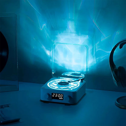 Reproductor de discos retro de múltiples funciones estilo ayuda para dormir natural sonido estéreo Bluetooth