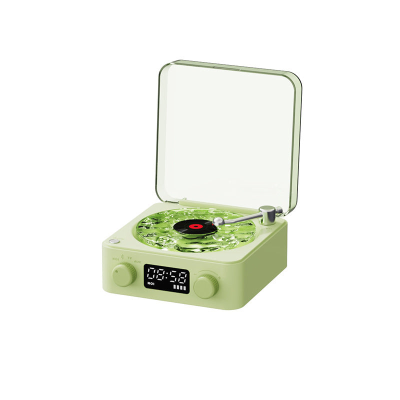 Reproductor de discos retro de múltiples funciones estilo ayuda para dormir natural sonido estéreo Bluetooth