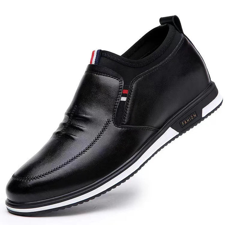 2024 Zapatos casual de piel para hombre