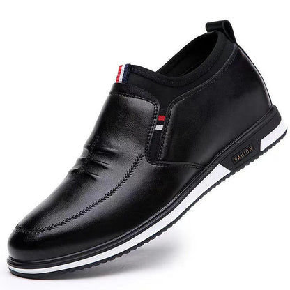 2024 Zapatos casual de piel para hombre