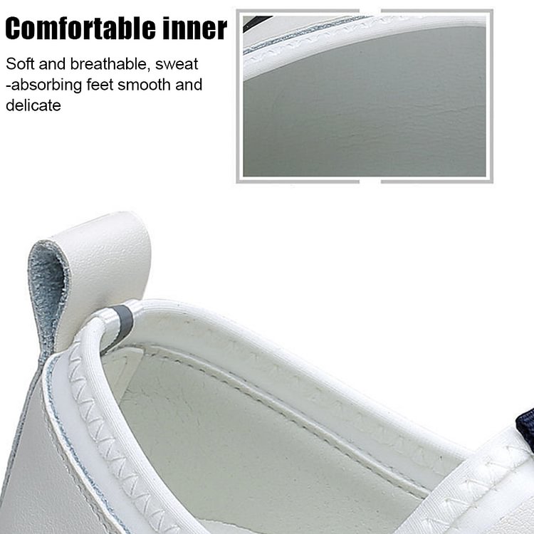 2024 Zapatos casual de piel para hombre