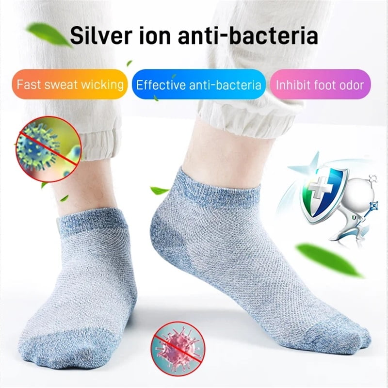 Calcetines desodorantes antibacterianos transpirables para hombres