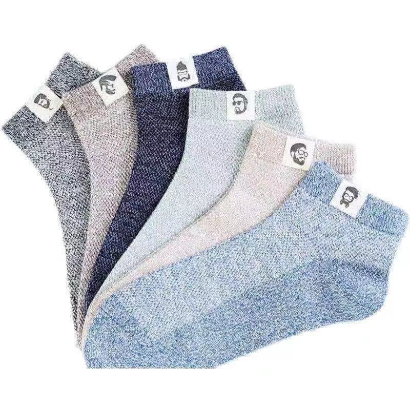Calcetines desodorantes antibacterianos transpirables para hombres