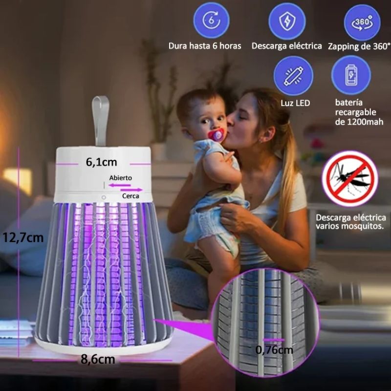 🔥Descuento sorpresa🔥Lámpara mosquitera recargable con USB