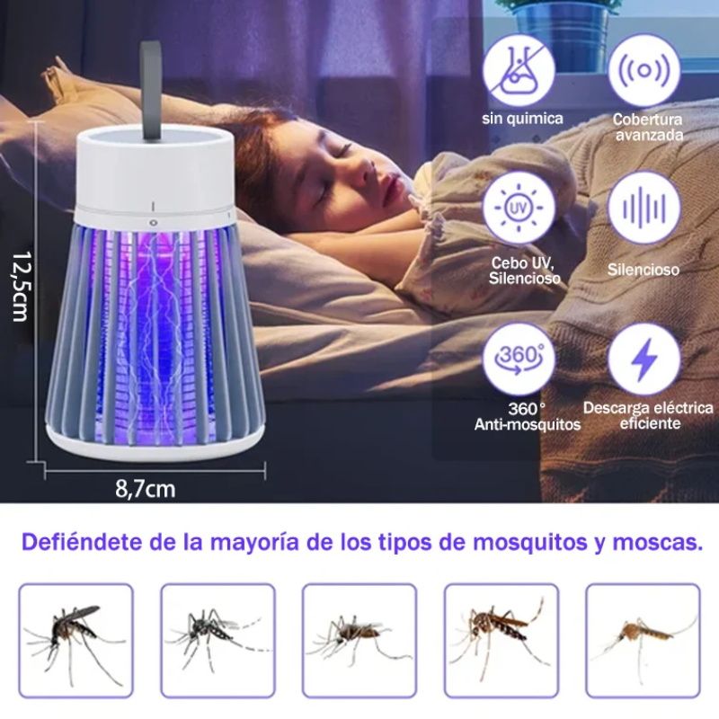 🔥Descuento sorpresa🔥Lámpara mosquitera recargable con USB