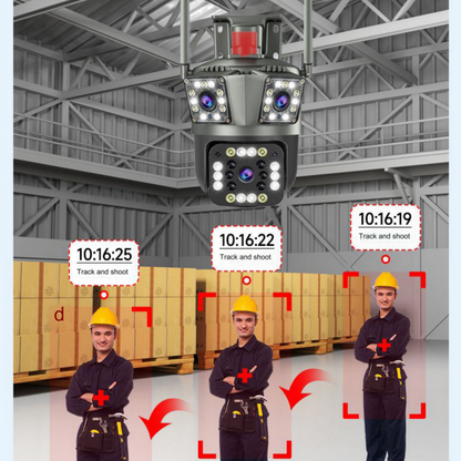 Cámara de seguridad HD WiFi inalámbrica impermeable para exteriores