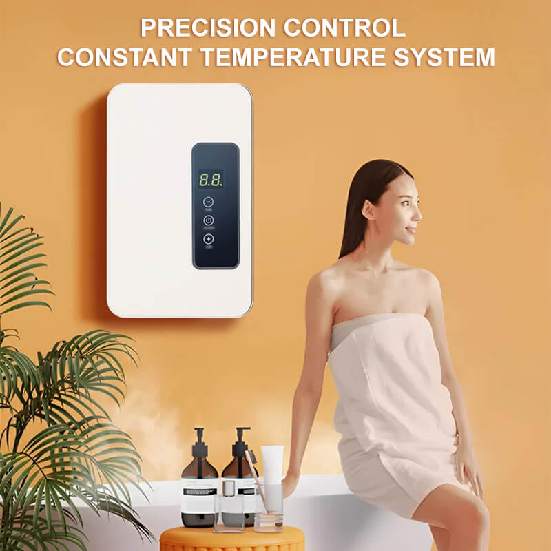 ✨ Calentador de Agua Instantáneo sin Tanque - Diseño Compacto con Control de Temperatura Digital para Ahorro de Energía ⚡🚿