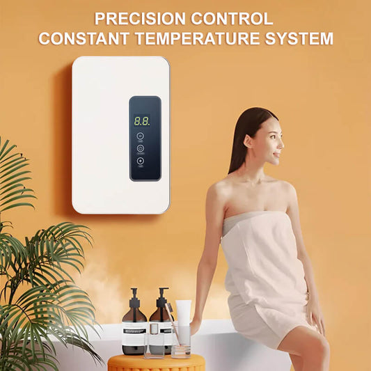 ✨ Calentador de Agua Instantáneo sin Tanque - Diseño Compacto con Control de Temperatura Digital para Ahorro de Energía ⚡🚿
