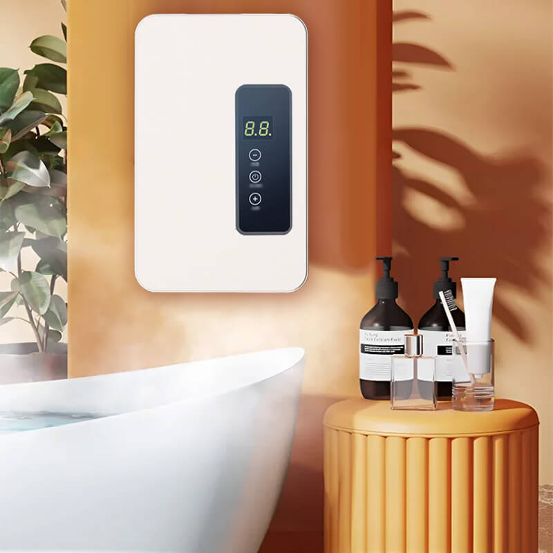 ✨ Calentador de Agua Instantáneo sin Tanque - Diseño Compacto con Control de Temperatura Digital para Ahorro de Energía ⚡🚿