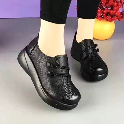 Zapatillas Slip-On con Punta Redonda y Suela Suave