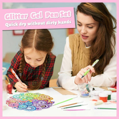 🎁Set de bolígrafos de gel con purpurina