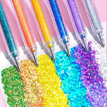 🎁Set de bolígrafos de gel con purpurina