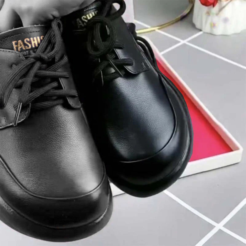 Zapatos de Cuero de Suela Blanda para Mujer