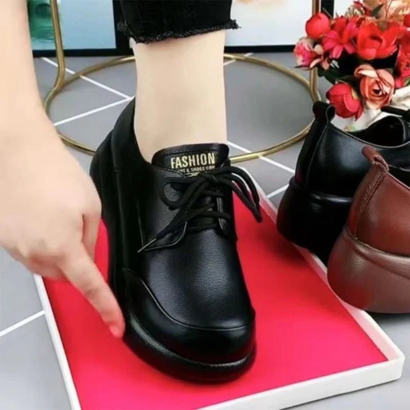 Zapatos de Cuero de Suela Blanda para Mujer