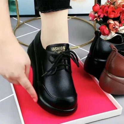 Zapatos de Cuero de Suela Blanda para Mujer