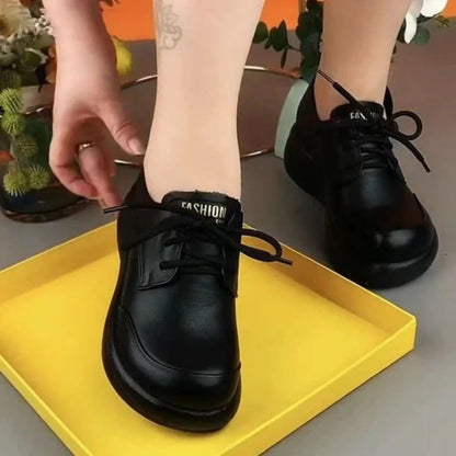 Zapatos de Cuero de Suela Blanda para Mujer