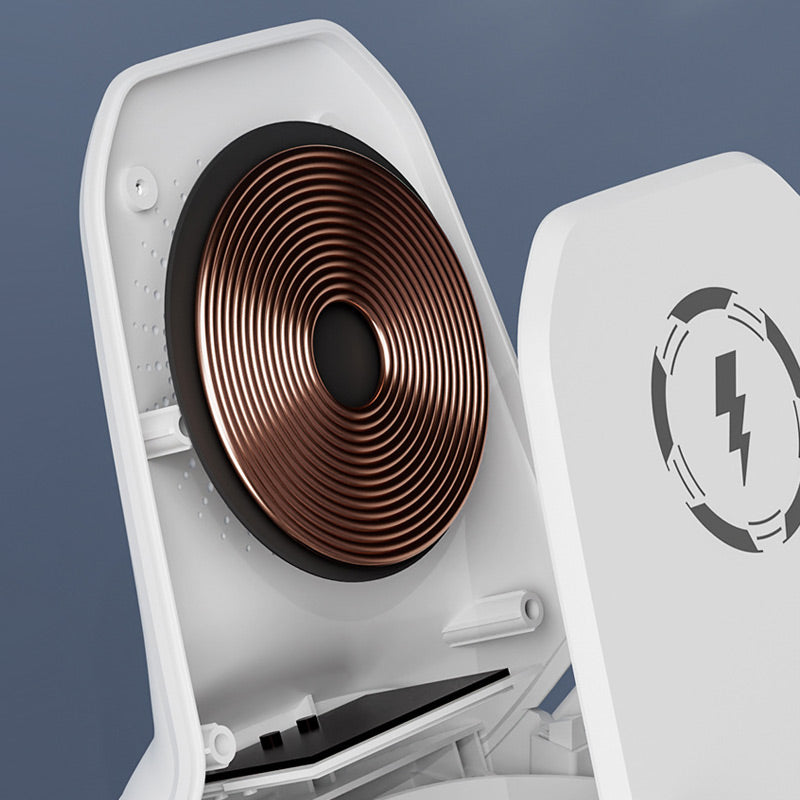 📱 42% DE DESCUENTO ! ✨ Soporte de Teléfono con Cargador Rápido Inalámbrico - Ajuste Universal y Rotación 360°, Ideal para Viajes u Oficina 🚗📦