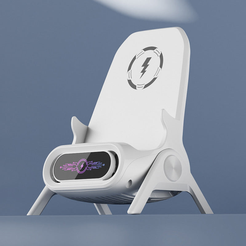 📱 42% DE DESCUENTO ! ✨ Soporte de Teléfono con Cargador Rápido Inalámbrico - Ajuste Universal y Rotación 360°, Ideal para Viajes u Oficina 🚗📦