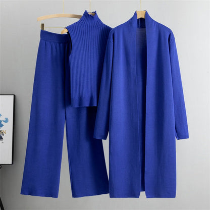 🛒Entrega gratuita y oferta por tiempo limitado⏳Conjunto de 3 piezas - Chaleco sin mangas, rebeca y pantalón de otoño
