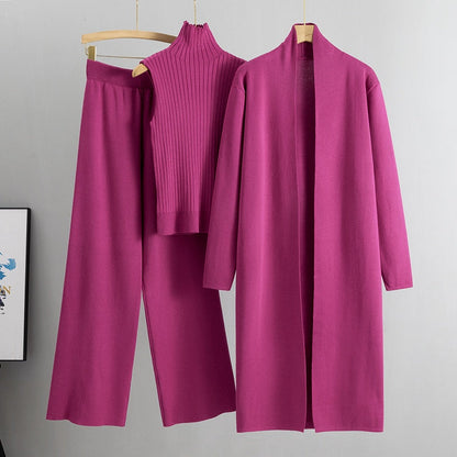 🛒Entrega gratuita y oferta por tiempo limitado⏳Conjunto de 3 piezas - Chaleco sin mangas, rebeca y pantalón de otoño