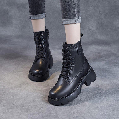 Botas de Cuero Cómodas para Mujeres