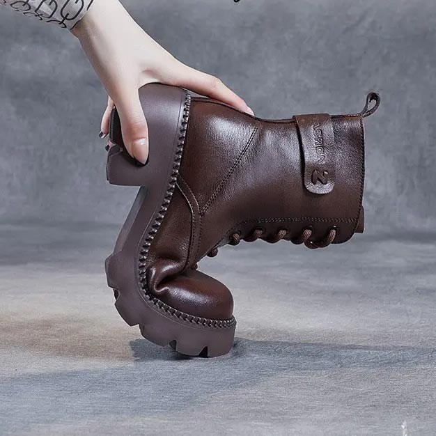 Botas de Cuero Cómodas para Mujeres