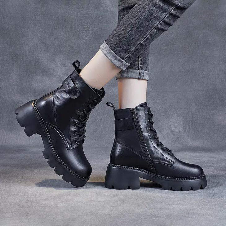 Botas de Cuero Cómodas para Mujeres