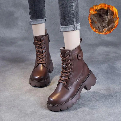Botas de Cuero Cómodas para Mujeres