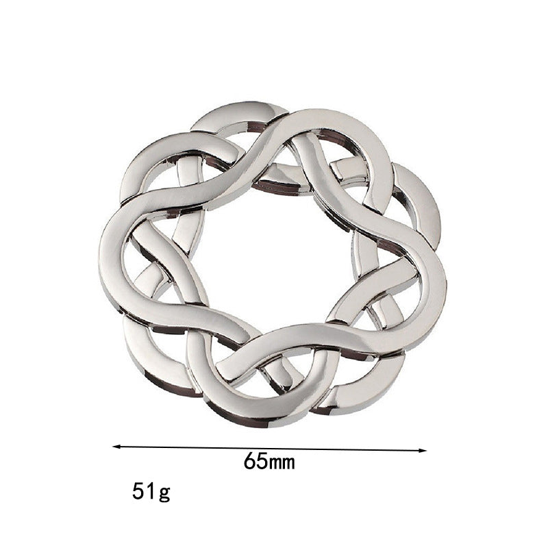Dificultad elevada: anillo de rompecabezas de metal, solo para mentes con un CI superior a 120.