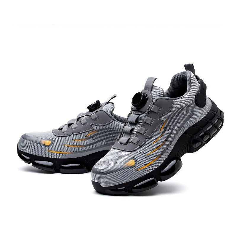 🔥 Zapatillas de seguridad antideslizantes con botón giratorio
