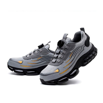 🔥 Zapatillas de seguridad antideslizantes con botón giratorio