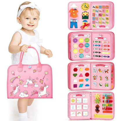 🔥TODDLER Tablero ocupado | Actividades de aprendizaje preescolar | Regalo para niños