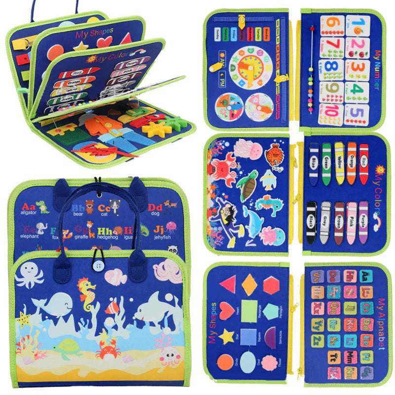 🔥TODDLER Tablero ocupado | Actividades de aprendizaje preescolar | Regalo para niños