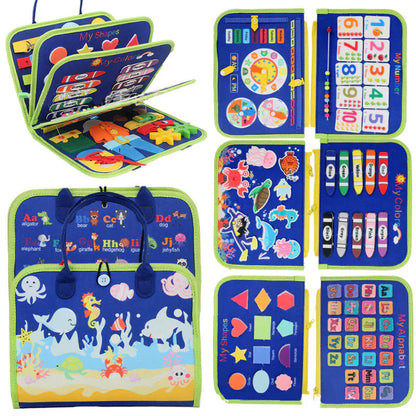 🔥TODDLER Tablero ocupado | Actividades de aprendizaje preescolar | Regalo para niños