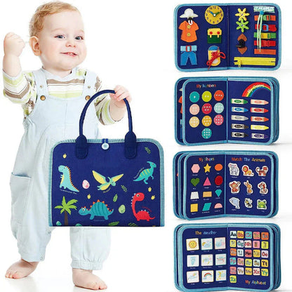 🔥TODDLER Tablero ocupado | Actividades de aprendizaje preescolar | Regalo para niños