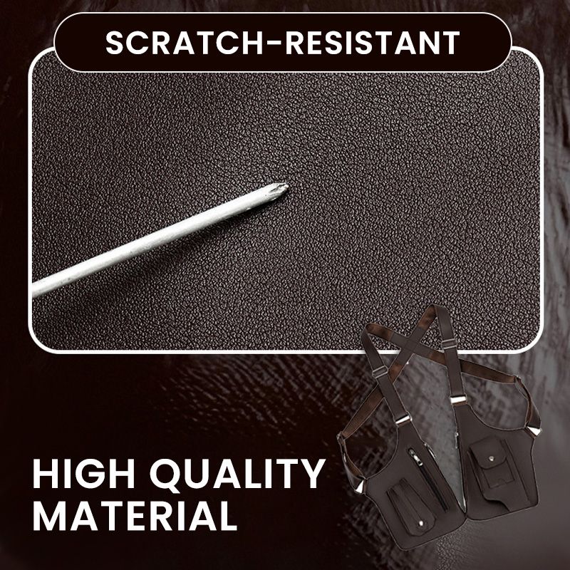 Bolso táctico antirrobo para exteriores con doble correa para el hombro y múltiples bolsillos