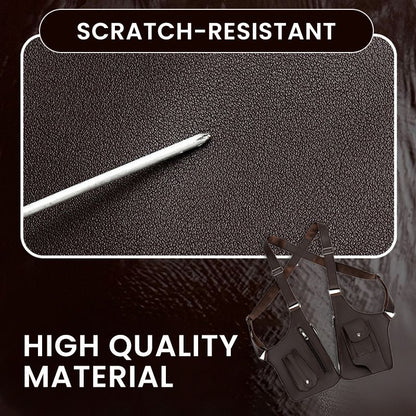 Bolso táctico antirrobo para exteriores con doble correa para el hombro y múltiples bolsillos
