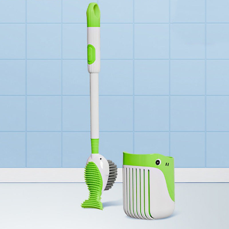 🍃Juego de escobillas de pared con ventosa para limpiar inodoros