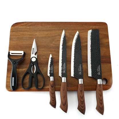 Juego de cuchillos de chef profesionales alemanes - Juego de 6 piezas