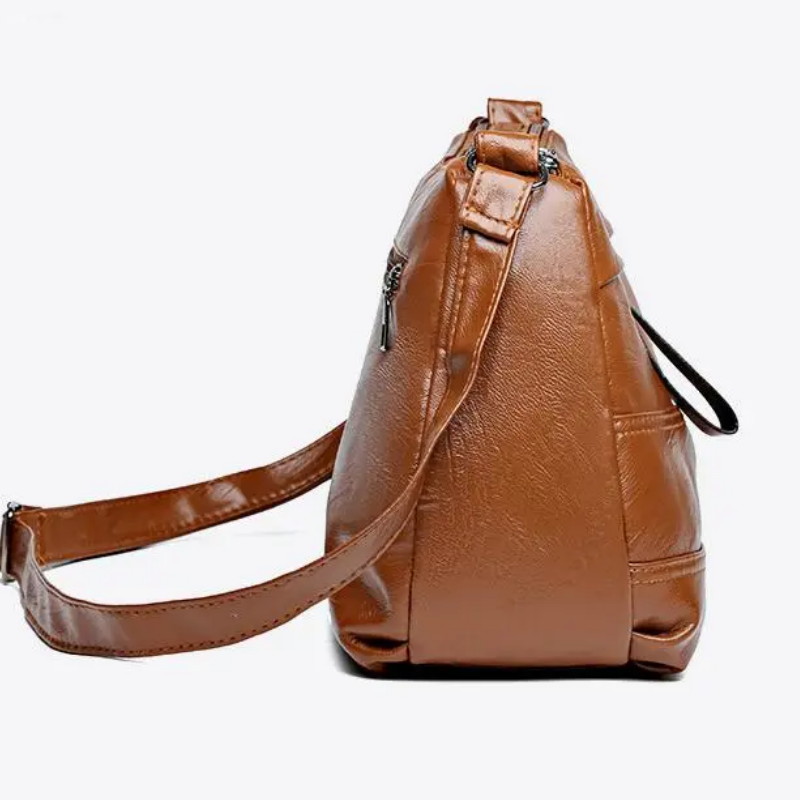 Bolso de Hombro Multicapa de Gran Capacidad Retro