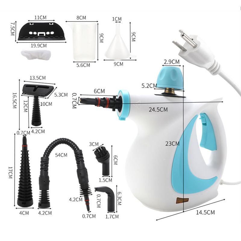⏳Limpiador a vapor natural multisuperficie de mano presurizado de 1050 W