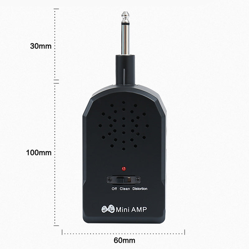 Mini amplificador portátil para guitarra eléctrica