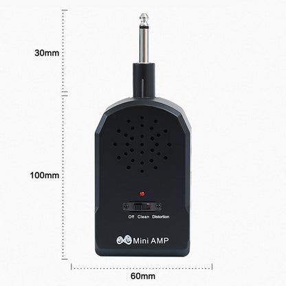 Mini amplificador portátil para guitarra eléctrica
