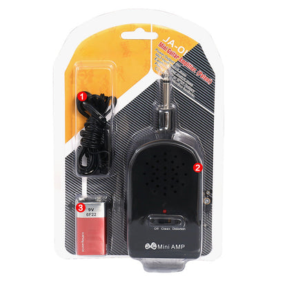 Mini amplificador portátil para guitarra eléctrica