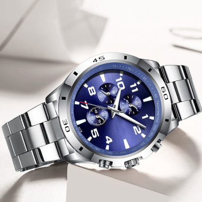 Reloj de cuarzo luminoso impermeable de moda