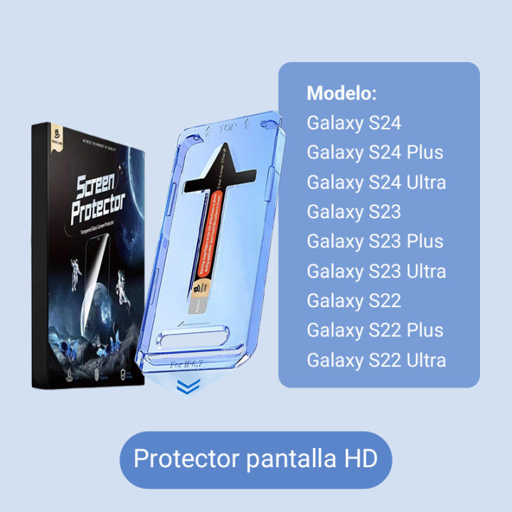 Protectores de pantalla con aplicador para Samsung