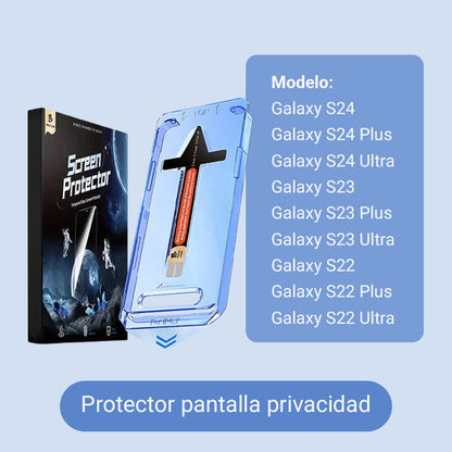 Protectores de pantalla con aplicador para Samsung