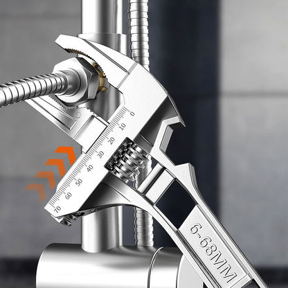 🔥Llave De Fregadero Reversible Con Apertura De Mordaza De 6-68 mm