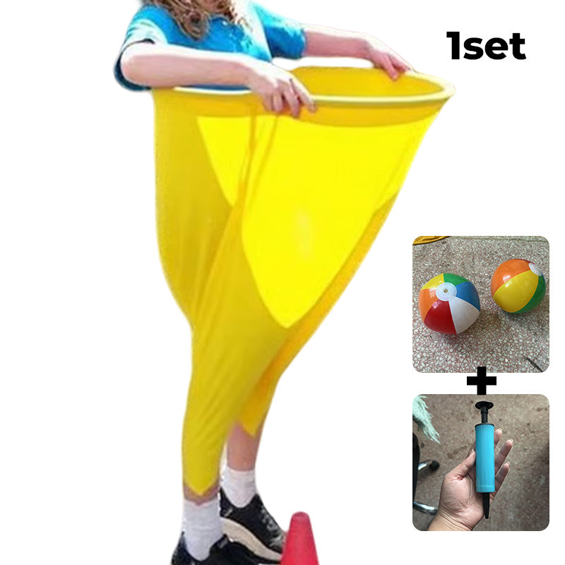 🎯Juego de Lanzamiento de Pantalones de Abuela - Divertido Juego Familiar con Cinturón Elástico para Fiestas de Verano 🌞🤣